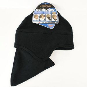 SEIRUS Black QUICKDRAW Fleece Hat Face Neck Warmer L/XL NEW